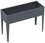 Westmann Hochbeet Vedura M Anthrazit 30 x 100 x 80cm