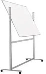 Magnetoplan ferroscript-Schreibtafel mobil, doppelseitig, drehbar, 2200 x 1200...