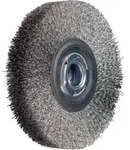 PFERD TOOLS POS Rundb&uuml;rste breit ungezopft RBU &Oslash;200x38xvariable Bohrung