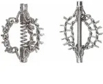 KS Tools Kettenschleuderkopf mit Spike-Kette, 4 Ketten &Oslash;30mm,16mm