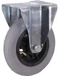 VARIOfit Bockrolle mit Luftreifen 150 x 30 mm grau