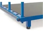 fetra 4 Palettenf&uuml;&szlig;e Unterfahrh&ouml;he 100 mm