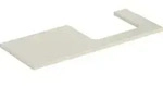 Geberit Waschtisch-Platte One 120x3x47cm, sand-grau/l hg, Ausschn re
