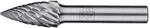 PFERD TOOLS Hartmetall Hochleistungsfr&auml;sstift CAST Spitzbogen SPG &Oslash; 12x25 mm