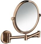 hansgrohe Rasierspiegel Axor Uni. Circular Wandmontage, polished red gold (42849300)