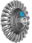 PFERD TOOLS Kegelb&uuml;rste gezopft KBG &Oslash; 115x15 mm M14 Edelstahl-Draht-&Oslash; 0,35 mm