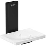 hansgrohe Schale Axor Uni. Rectangular Glas, Wandmontage, mattschwarz (42605670)