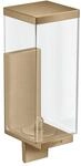 hansgrohe Lotionssp Axor Uni Rectangular Glas, Wandmontage, brushed bronze (42610140)