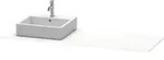 Duravit Konsole XSquare 160x55x1,6cm, m 1 AS, Beck. li, we matt