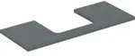 Geberit Waschtisch-Platte One 120x3x47cm, lava/lackiert m, AS mit.