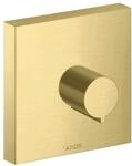 hansgrohe Fertigmontageset Axor Starck UP-Absperrventil, eckig, brushed brass