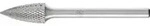 PFERD TOOLS Hartmetall Hochleistungsfr&auml;sstift MICRO Spitzbogen SPG &Oslash; 06x13 mm
