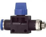 Riegler 3/2-Wegeventil &raquo;Blaue Serie&laquo;, Steckanschluss, G 3/8 au&szlig;en &Oslash;10mm