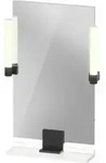 Duravit LED-Spiegel 9 W Sivida 45x65x3,6cm, w g, Leu., au, stl, Gr. sw