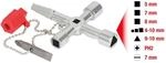 KS Tools Universal-Schaltschrankschl&uuml;ssel, 61mm (130.1020)