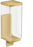 hansgrohe Lotionssp Axor Uni Rectangular Glas, Wandmontage, brushed gold optic