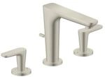 hansgrohe 3-Loch-Waschtischarmatur 125 Axor Citterio C mit Zugstangen Ablaufg.BSO