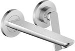 hansgrohe Waschtisch-Einhebelmischer Axor Citterio C cub cut, chr, UP Wandmont.,
