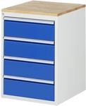 Rau Schubladenschrank Buche-Top und 4 x Schubl.-L 4x180mm (03-L5.1A-B.11)