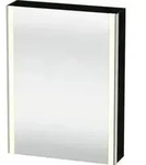 Duravit Universal-Spiegelschrank XSquare 60x15,5x80cm, 1 T&uuml;r, LED, An li, Ei sw