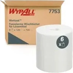 WYPALL Wettask&trade; Reinig.t&uuml;cher fusselarm L&ouml;sungsmittel, wei&szlig; 120 T&uuml;cher auf