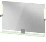 Duravit LED-Spiegel 9 W Sivida 105x65x3,6cm, gr&uuml;n m, Leu., au, stl, G c