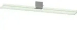 Duravit Spiegel-Ablage Sivida 105x65x3,6cm, gr&uuml;n Matt, montiert, chrom