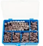 PFERD TOOLS POLIROLL-SET Inhalt 150 Stk. zylindrische und konische Schleifrollen mit