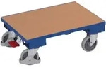 VARIOfit Euro-System-Roller mit Boden Zentralbremse EasySTOP