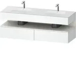 Duravit Einbauwaschtisch-M&ouml;bel-Set Qatego 160x55x60cm, Kon-WTU, B, we...
