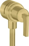 hansgrohe Absperrventil Axor Citterio Stop m R&uuml;ckflussverh., Hebel, brushed brass