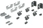 Hettich Schiebet&uuml;rbeschl&auml;ge Set,SysLine S,9136103 2-T.,f&uuml;r einlieg. T&uuml;ren...