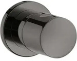 hansgrohe Fertigmontageset Axor Uno UP-Absperrventil, polished black chrome