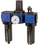 Riegler Wartungseinheit 3-tlg. &raquo;variobloc&laquo;, Metallbeh&auml;lter, BG 1, G 3/8
