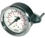 Riegler Standardmano, Dreikantfrontring, G 1/4 hinten, 0 - 4,0 bar, &Oslash;50