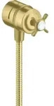 hansgrohe Absperrventil Axor Montreux Stop m R&uuml;ckflussverh., Kreuz, brushed...