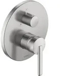 Duravit Fertigmontageset Balcoon UP-Wannen-Einhebelmischer, Edelstahl geb&uuml;rstet