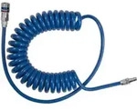 Riegler SpiralSchlauch-Sicherheitskupplung-Set, PUR, Schlauchdurchmesser...