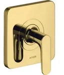 hansgrohe Fertigset Axor Citterio M UP-Absperrvtl., m Hebel, pol. gold optic