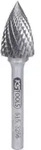 KS Tools HM Spitzbogen-Fr&auml;sstift Form G, 16mm