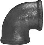 Riegler Winkel 90, 90&deg;, Rp 3 i., Rp 3 i., Temperguss schwarz