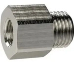 Riegler Reduziernippel lang, G 2 a., G 1 1/2 i., SW 70, Messing vern.