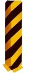 Schake Anfahrschutzwinkel, standard Stahlblech 5mm, gelb, beschichtet, +...