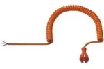 Bachmann Spiralleitung PUR 2,5m,orange 665.870