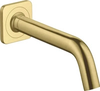 hansgrohe Wanneneinlauf Axor Citterio M Ausladung 182mm, brushed brass