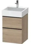 Duravit Waschtischunterschrank D-Neo 48,4x44,2cm, sw/Ei ma, 1 Kast, 1 Ausz.