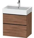Duravit Waschtischunterschrank D-Neo 68,4x44,2cm, sw/Nuss N, 1 Kast, 1 Ausz.