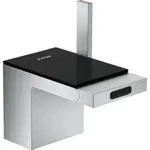 hansgrohe Platte Axor MyEdition 117x82mm, Glas, schwarz