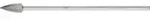 PFERD TOOLS Hartmetall Fr&auml;sstift Spitzbogen SPG &Oslash; 12x25 mm Schaft-&Oslash; 6x150mm...