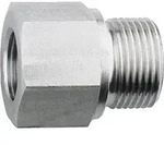 Riegler Lange Wechselreduzierung, G 3/8 a., G 1/4 i., Edelstahl 1.4571